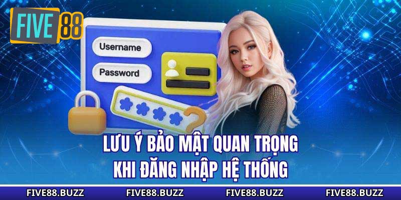 Lưu ý bảo mật quan trọng khi đăng nhập hệ thống